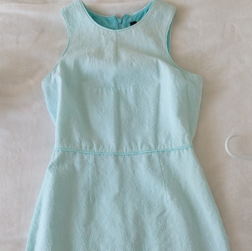 J crew aqua sheath dress